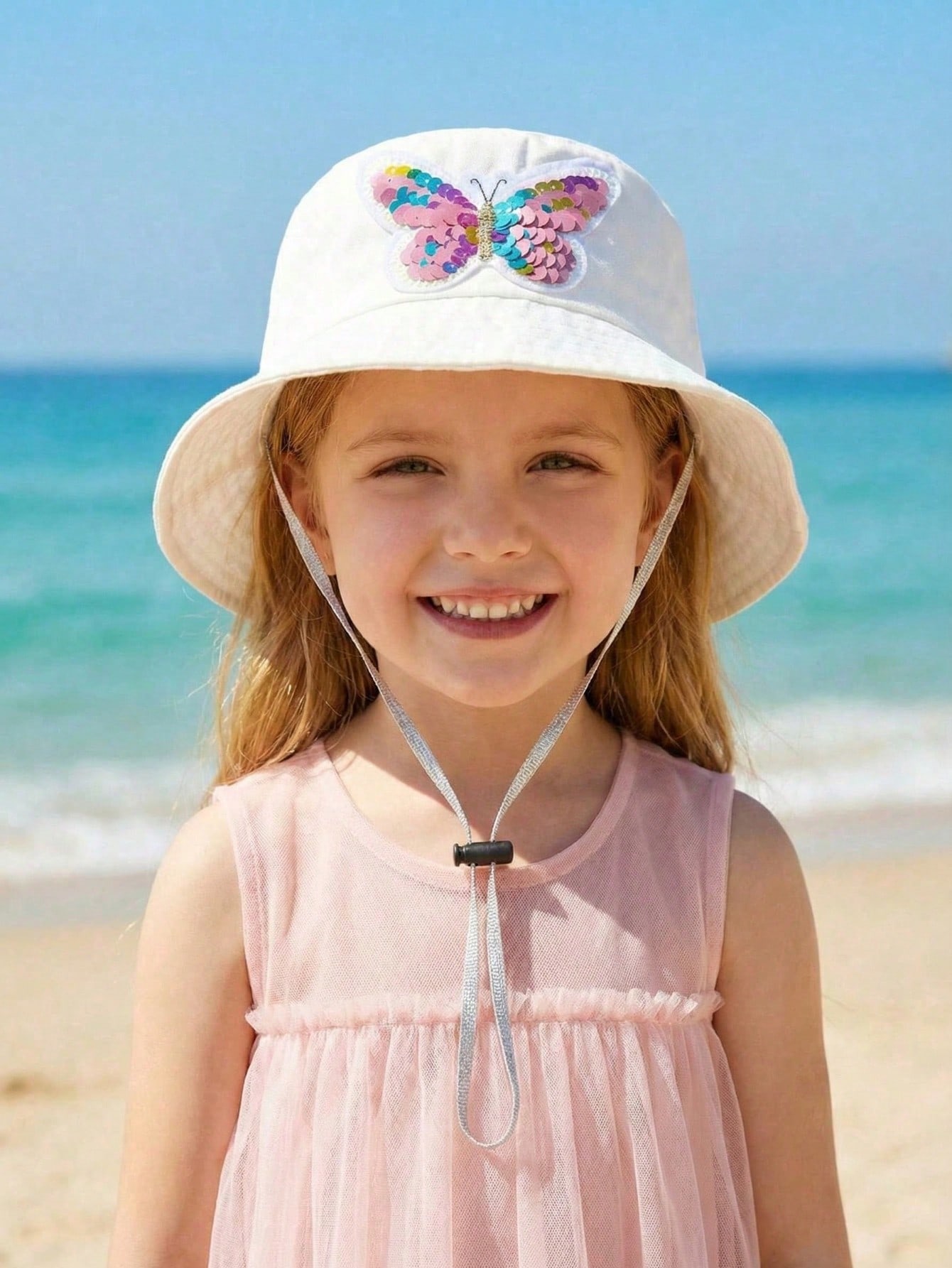 1pcs 3-8Y Girls Sequined Butte – Fishing Hat Bewertung und Preis