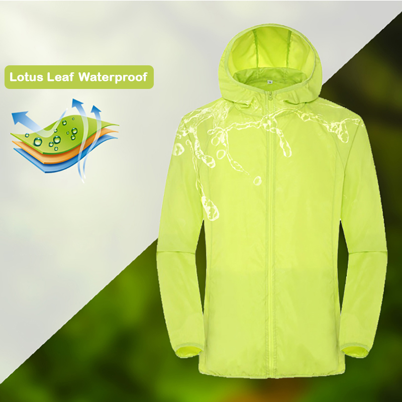 Camping Rain Jacket Men Women  – Fishing Rain Suit Bewertung und Preis