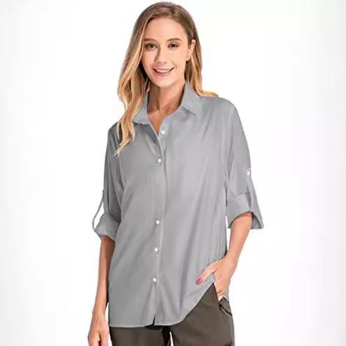 Women's Long Sleeve Sun Protec – Fishing Shirt Uv Protection Bewertung und Preis