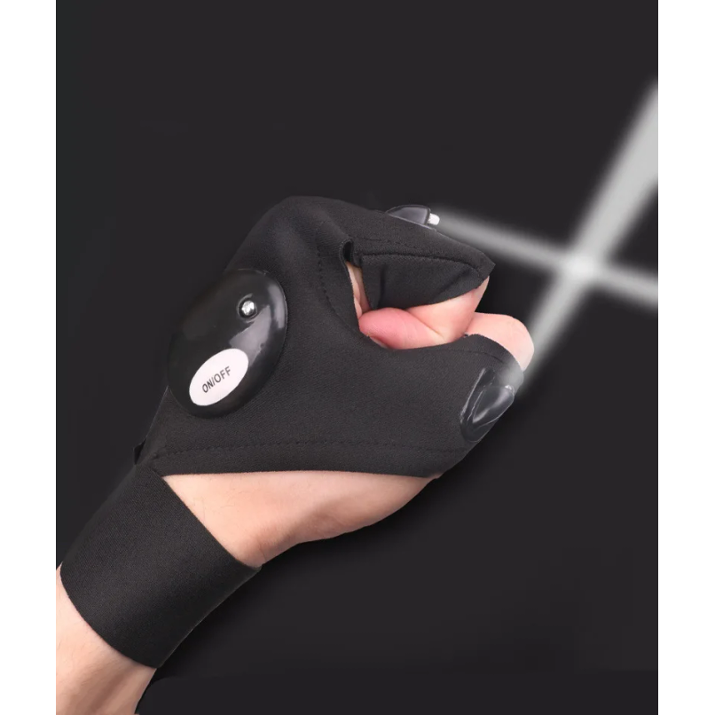LED Half Finger Glove for Men  – Fishing Gloves Bewertung und Preis