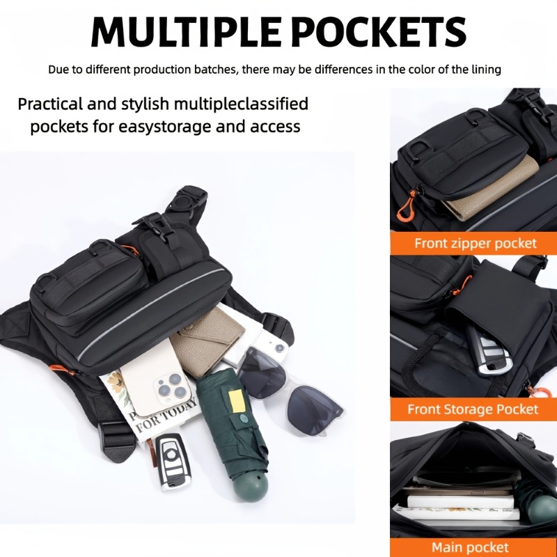 Men's Tactical Chest Bag, Runn – Fishing Vest Bewertung und Preis
