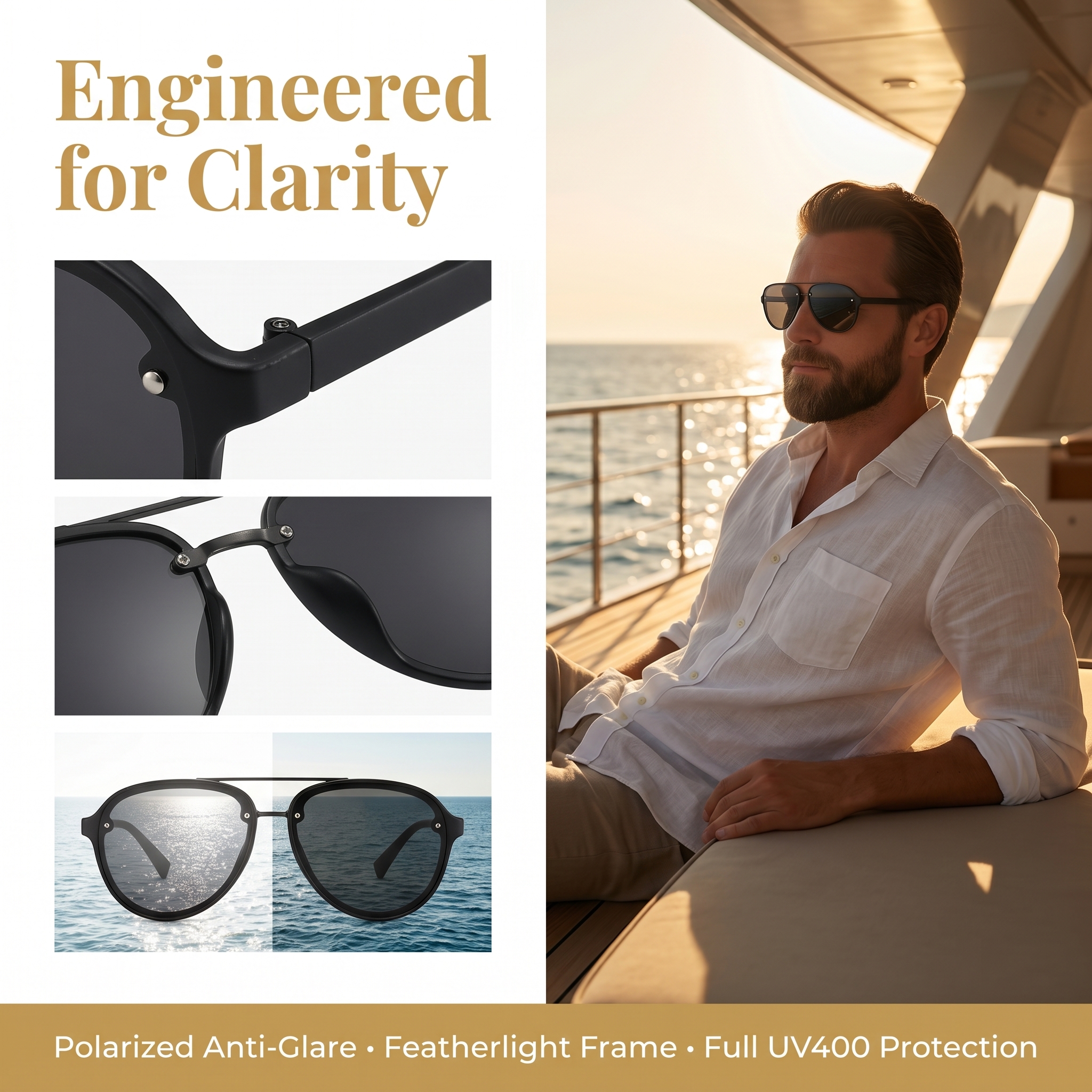 CHALK Polarized Men's Sunglass – Fishing Sunglasses Polarized Bewertung und Preis