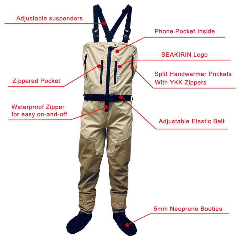 Zip-front Breathable Stout Che – Fishing Pants Waterproof Bewertung und Preis