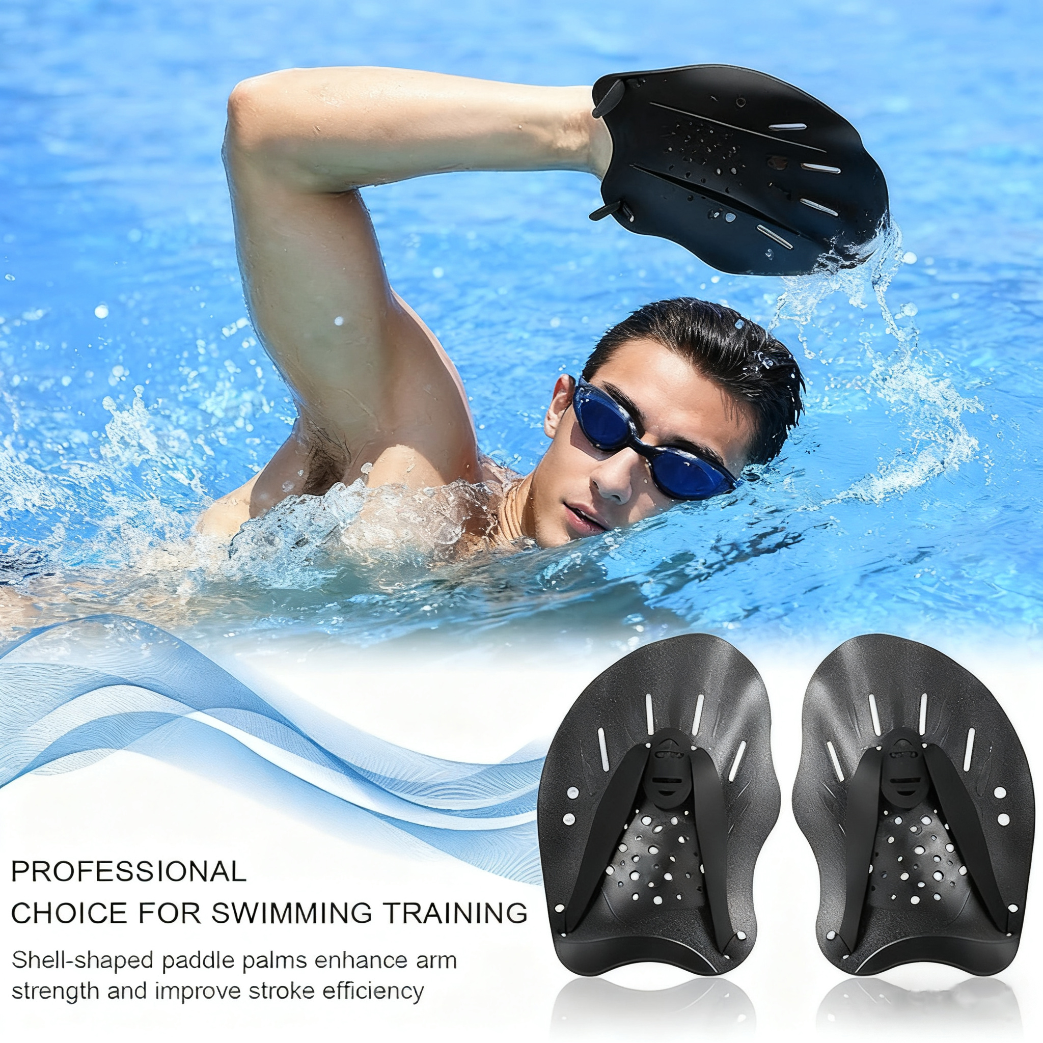 Adjustable Swimming Hand Paddl – Fishing Gloves Bewertung und Preis