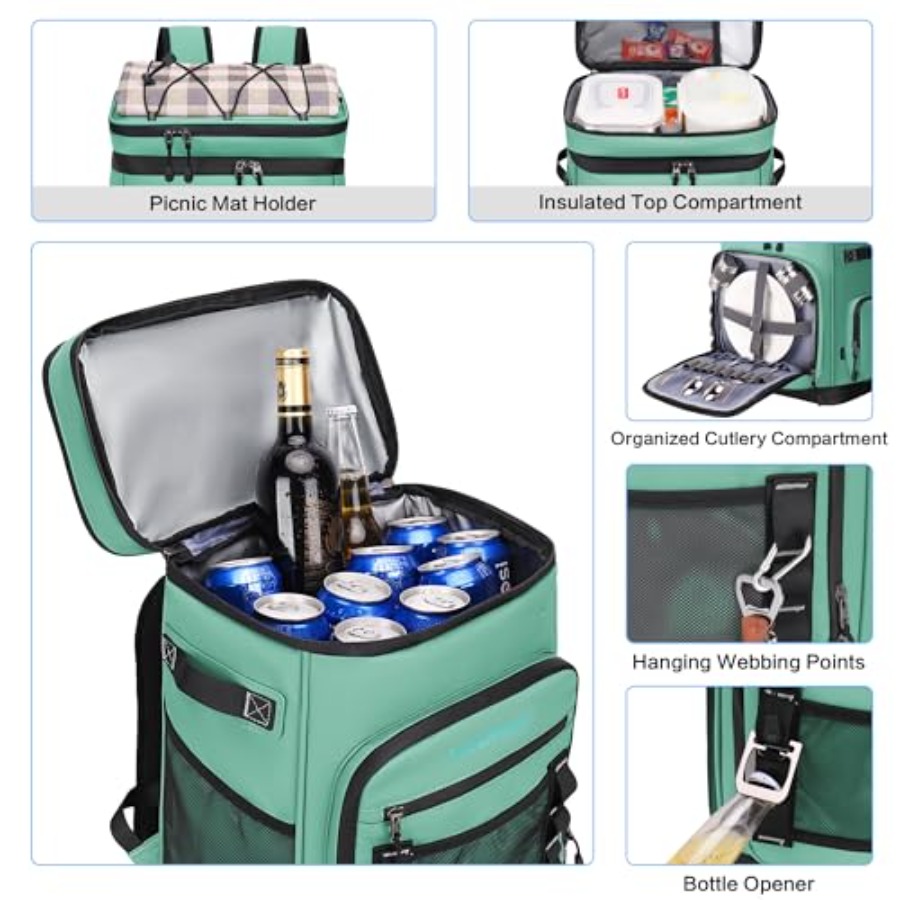 Large Waterproof Insulated Coo – Fishing Backpack Bewertung und Preis
