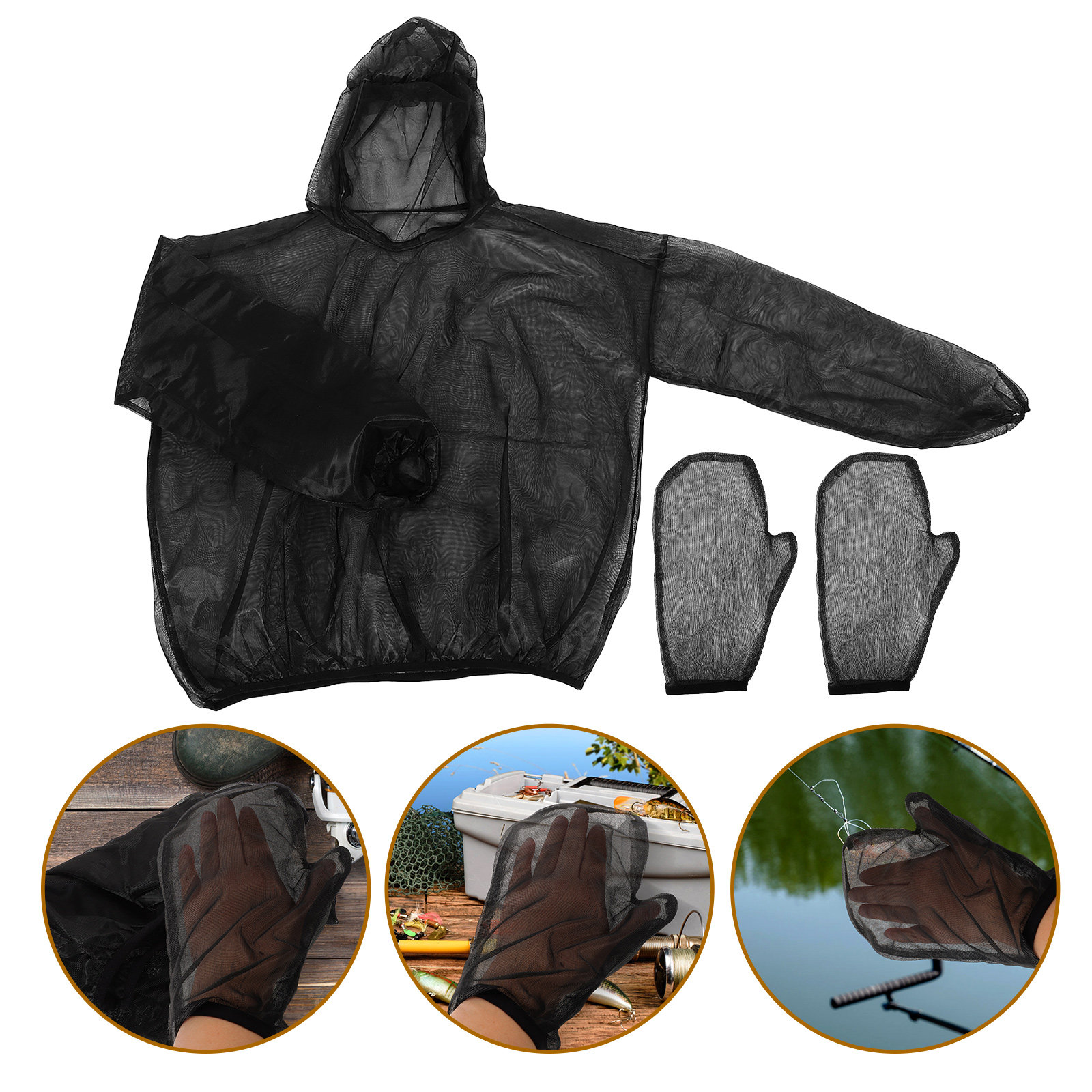 1Set Anti Insect Mesh Suit Ful – Fishing Gloves Bewertung und Preis