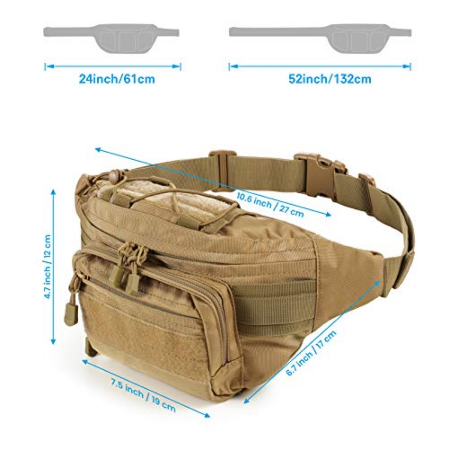Tactical Fanny Pack, Military  – Fishing Belt Bewertung und Preis