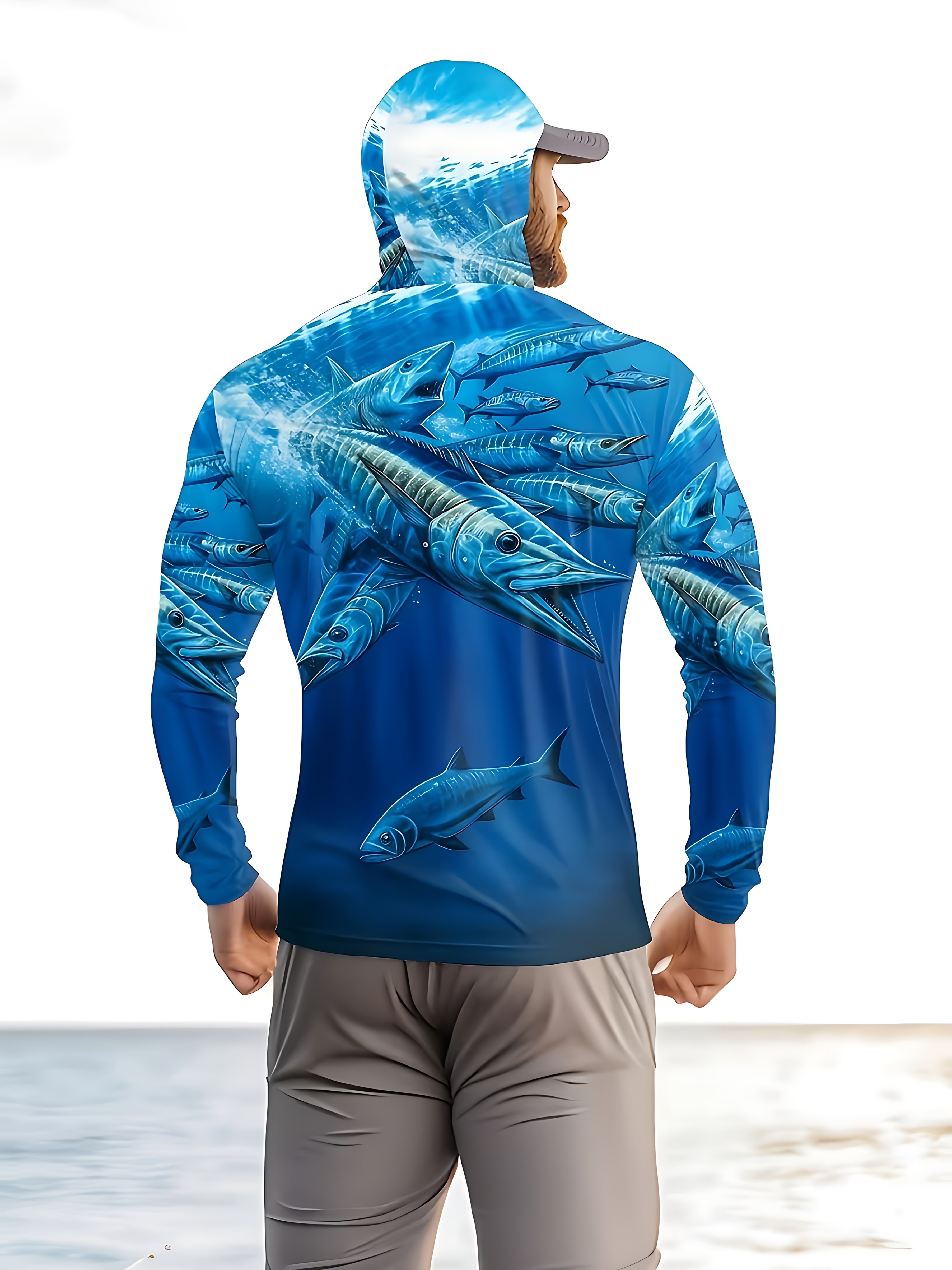 Fishing Shirt Hooded Men Fishi – Fishing Hoodie Bewertung und Preis