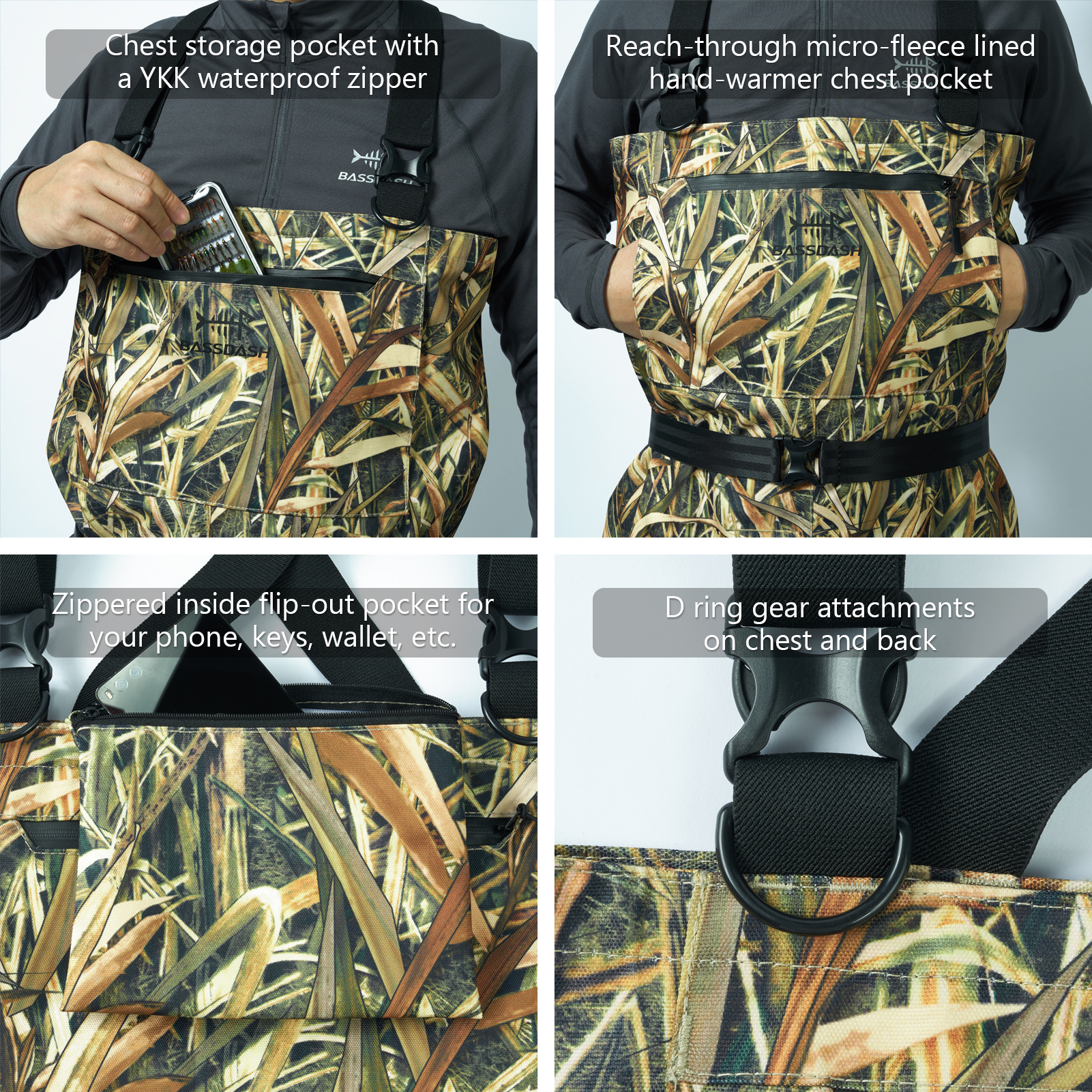 BASSDASH Men Women Boot Foot W – Fishing Waders Bewertung und Preis
