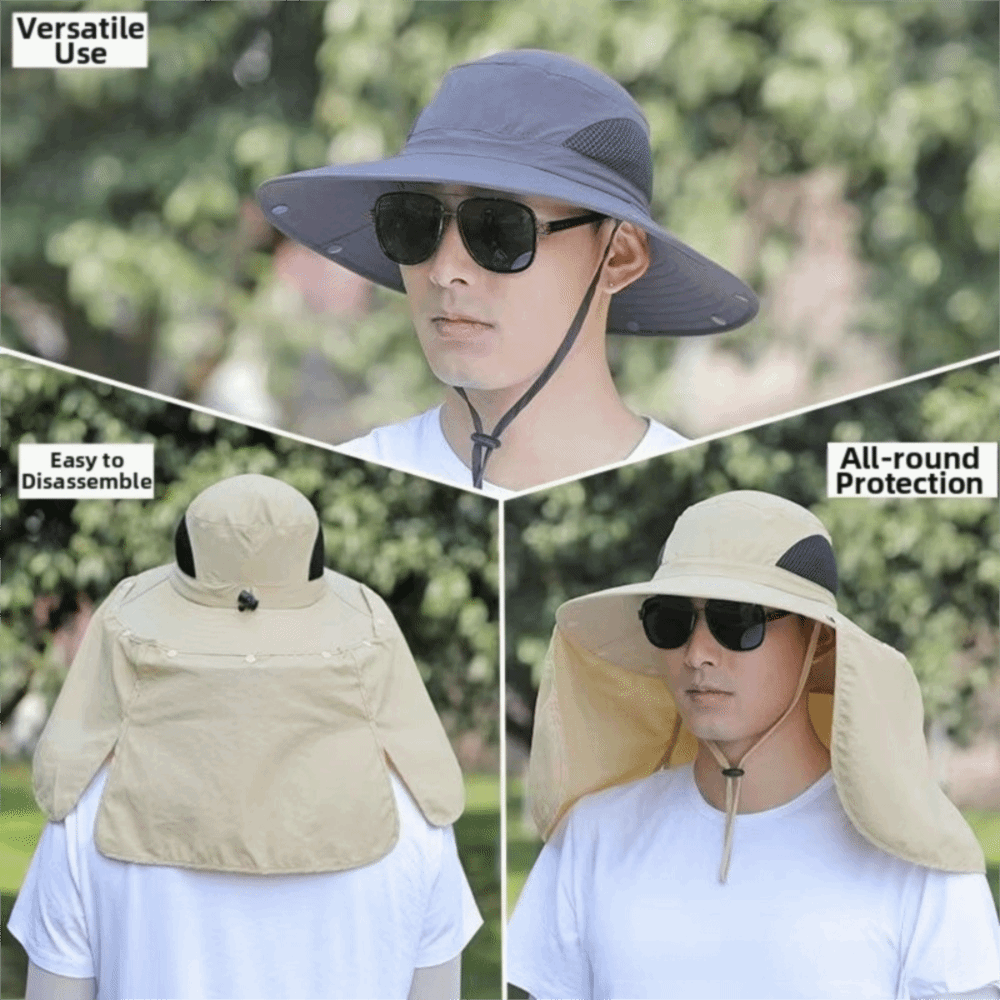 Fashion Cloth Men Sun Hat Big  – Fishing Hat Bewertung und Preis