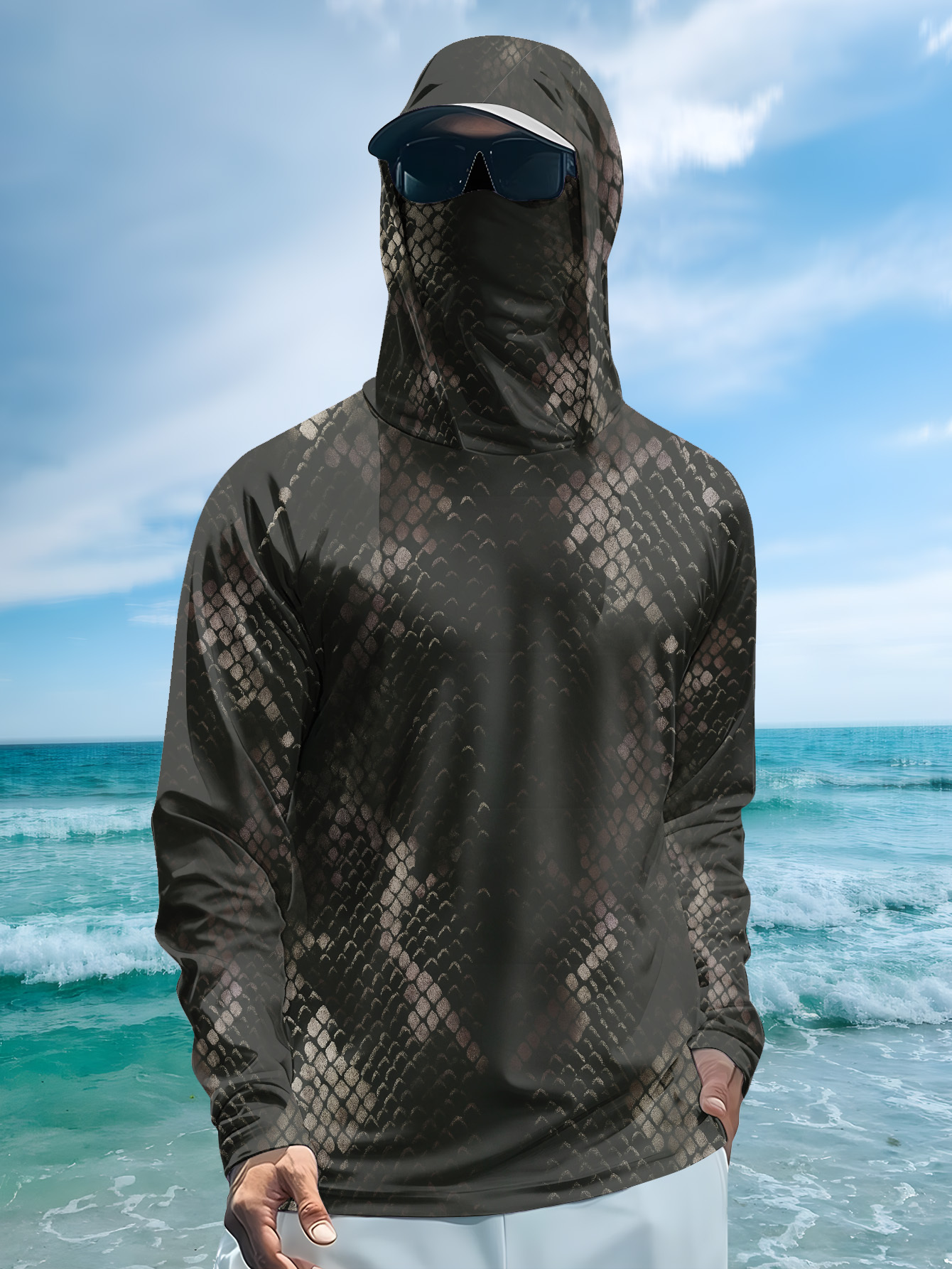 Men's Fishing Hooded Long-Slee – Fishing Hoodie Bewertung und Preis