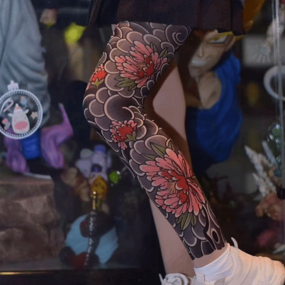 New Full Leg Fake Tattoo Socks – Fishing Socks Bewertung und Preis