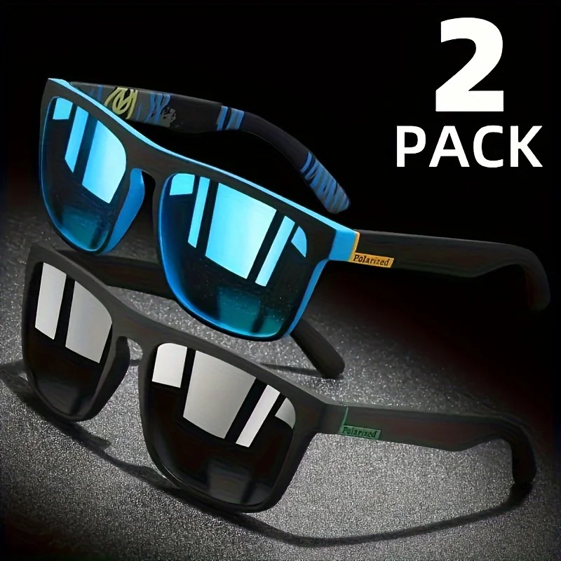 1/2pcs Square Sport Sunglasses – Fishing Sunglasses Polarized Bewertung und Preis
