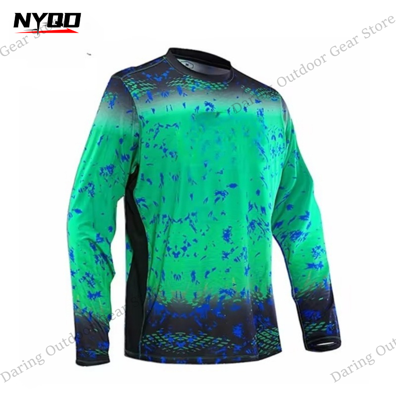 Men's Long Sleeve UPF 50+ Fish – Fishing Shirt Uv Protection Bewertung und Preis