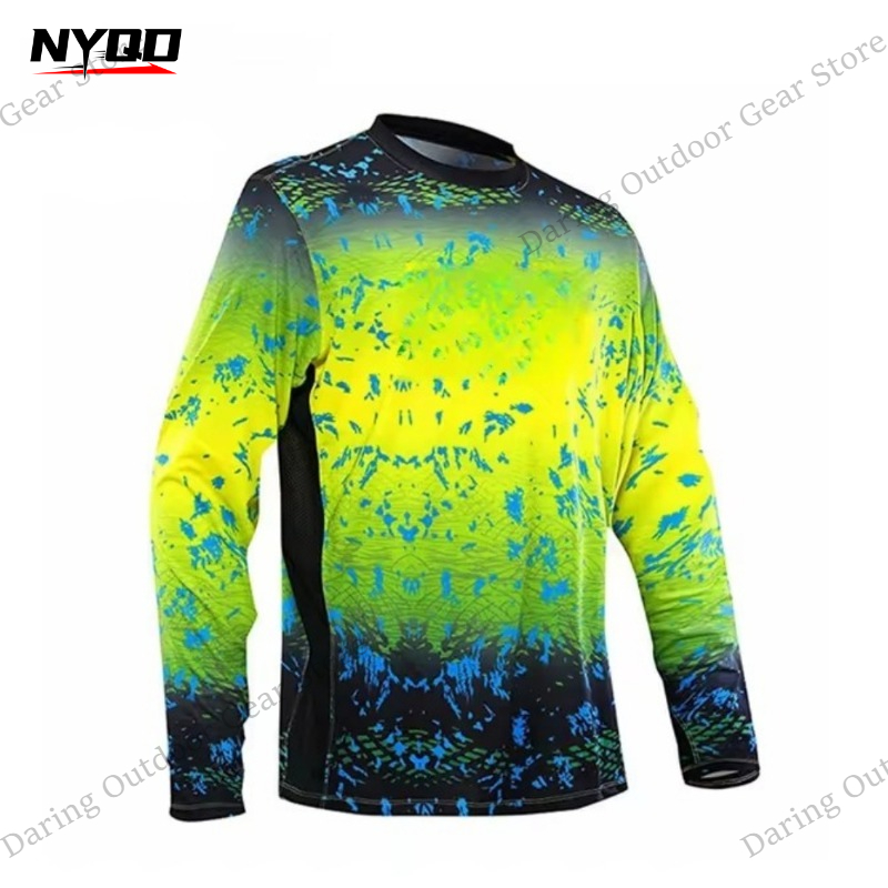 Men's Long Sleeve UPF 50+ Fish – Fishing Shirt Uv Protection Bewertung und Preis