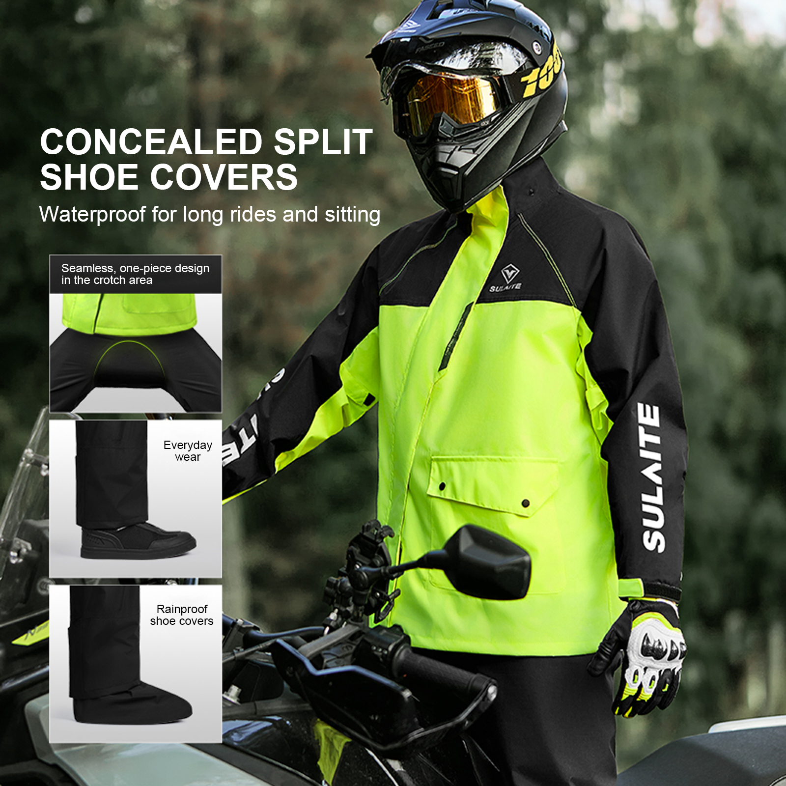 Motorcycle Rain Suit for Men & – Fishing Rain Suit Bewertung und Preis
