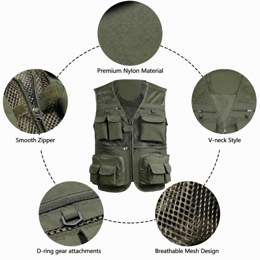 Durable with 16 Pockets Fishin – Fishing Vest Bewertung und Preis