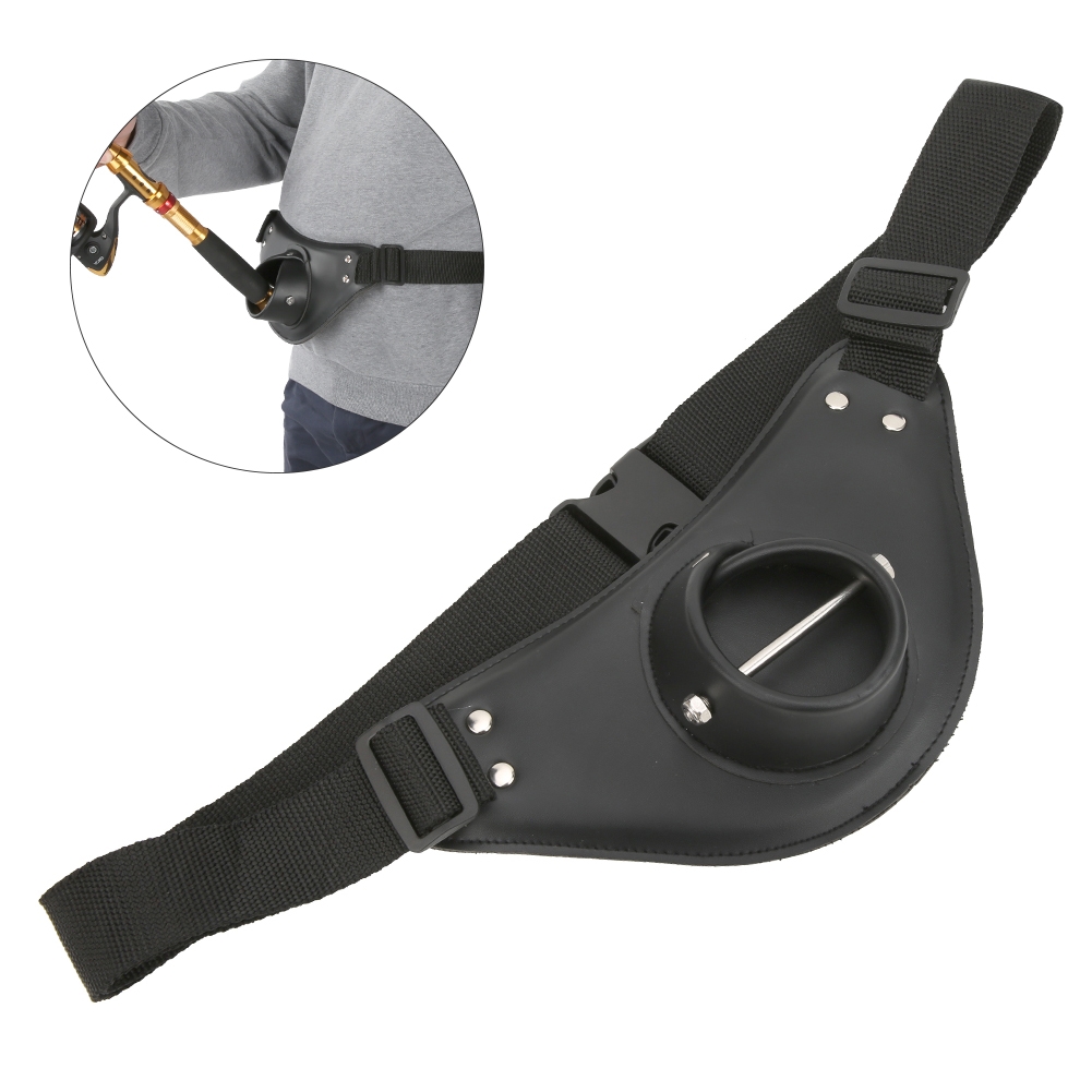 Black PU Leather Adjustable Ro – Fishing Belt Bewertung und Preis
