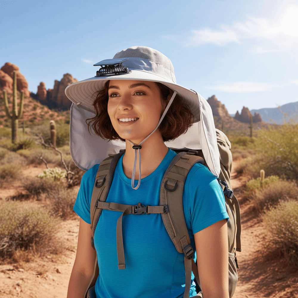 Gift UPF50+ Solar Fan Hat Wate – Fishing Hat Bewertung und Preis