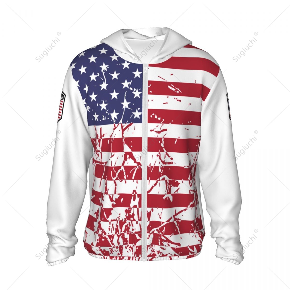 United States Flag Sun Protect – Fishing Hoodie Bewertung und Preis