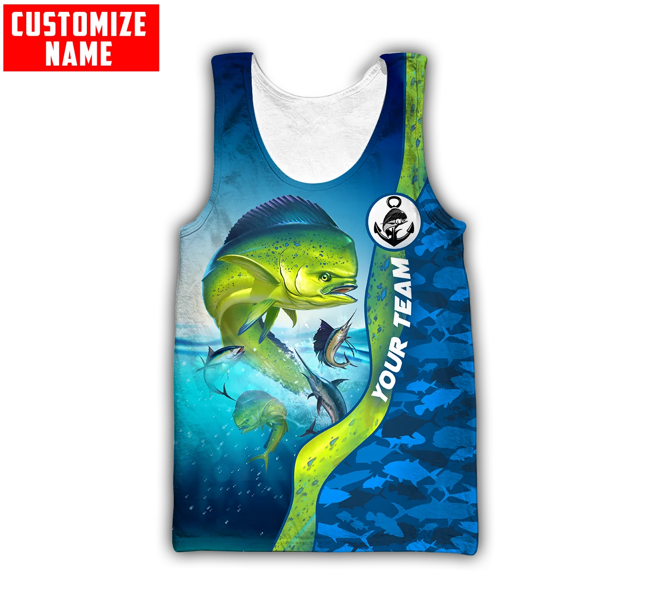 Custom name Mahi mahi fishing  – Fishing Vest Bewertung und Preis