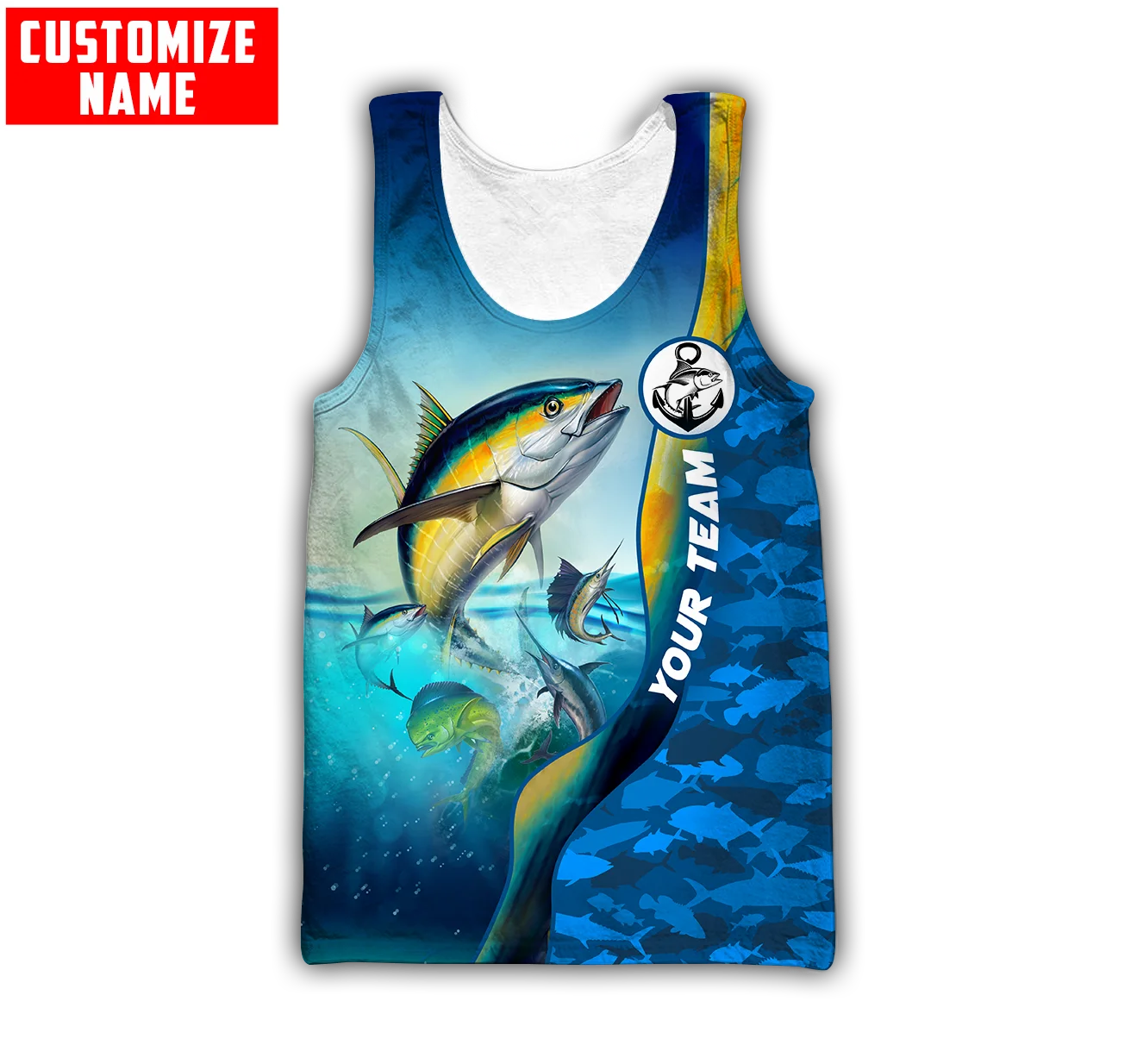 Custom name Mahi mahi fishing  – Fishing Vest Bewertung und Preis