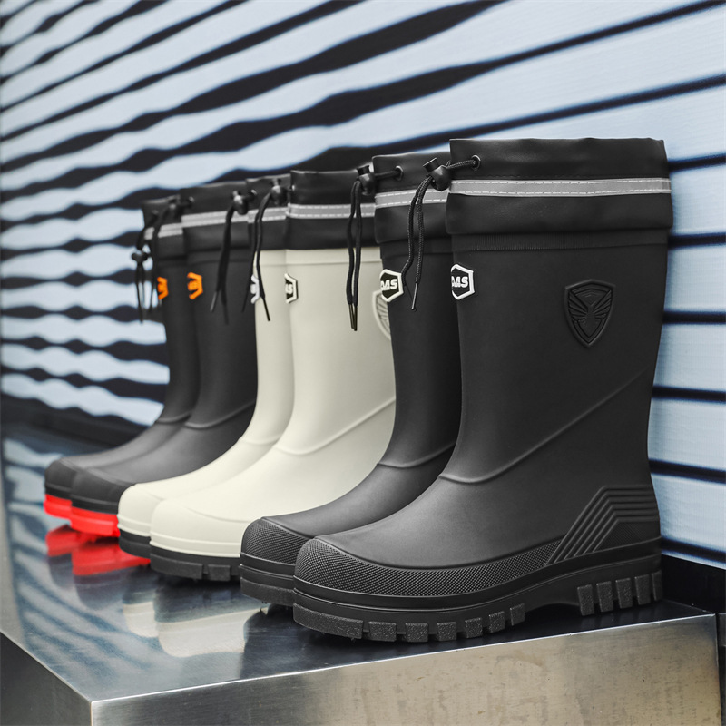Fashion Men's Rain Boots Mid-C – Fishing Boots Bewertung und Preis