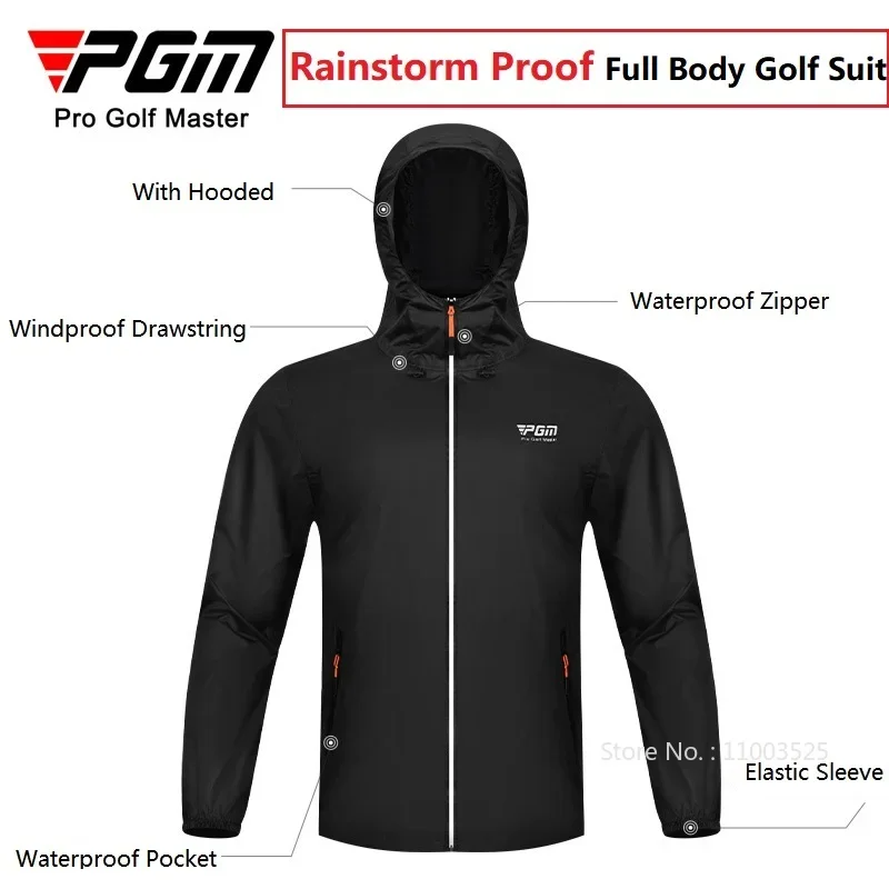 Pgm Men Golf Raincoat Rain Pan – Fishing Rain Suit Bewertung und Preis