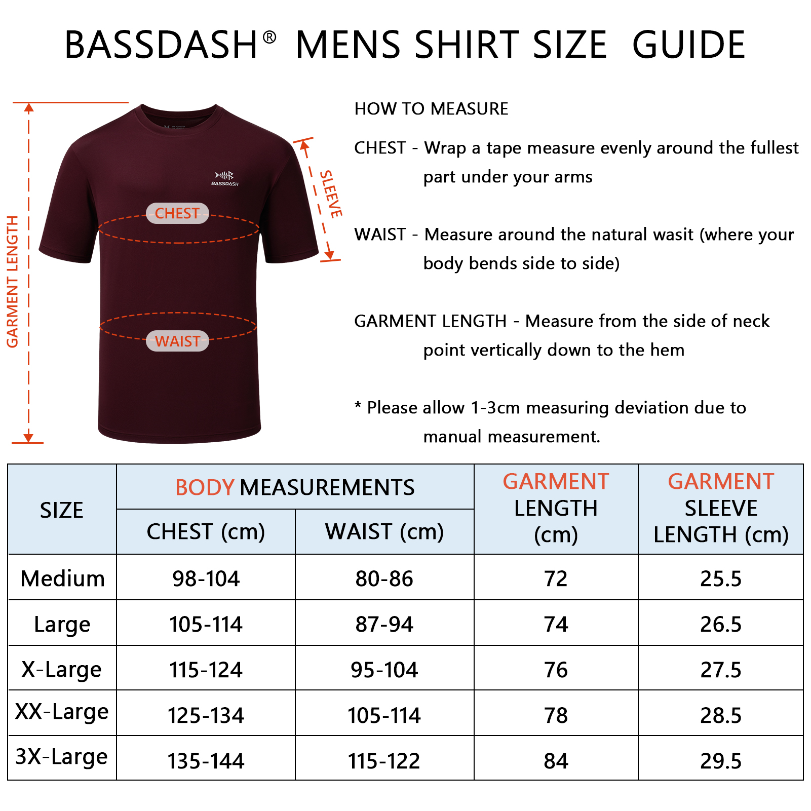 BASSDASH Men’s UPF 50+ Short S – Fishing Shirt Uv Protection Bewertung und Preis