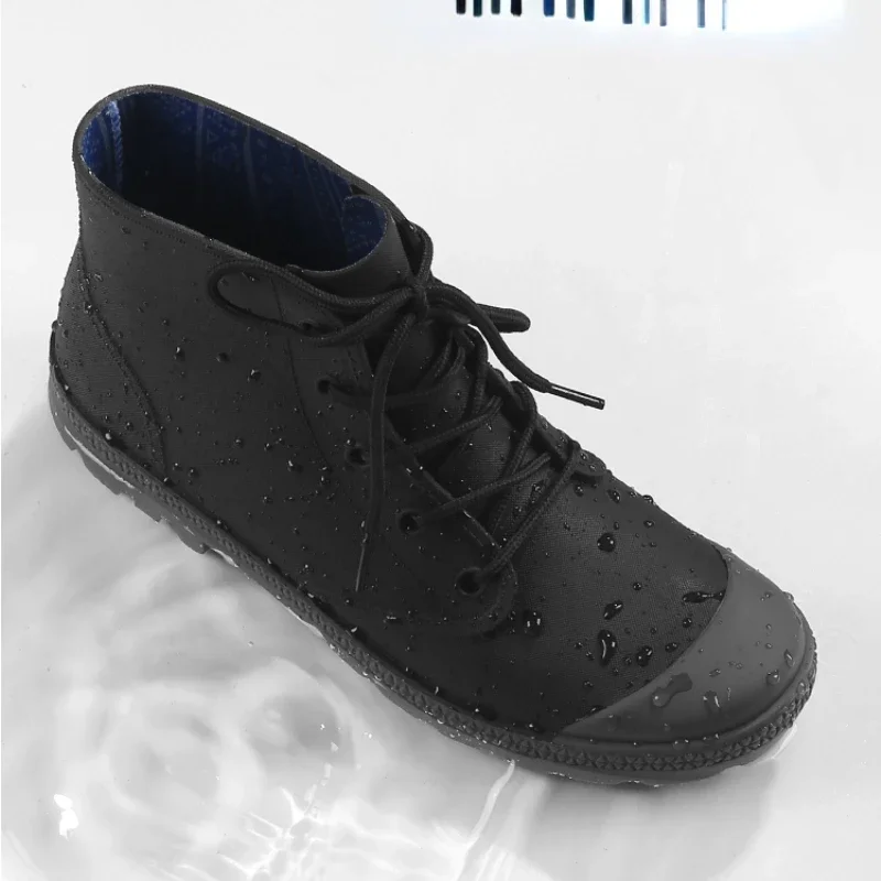 Winter Men Rain Boots Lace-up  – Fishing Waders Bewertung und Preis